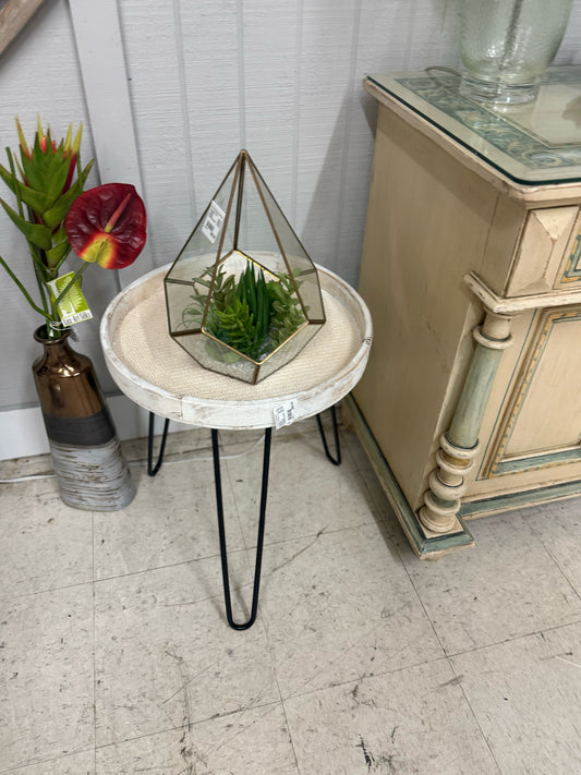 Cream Side Table