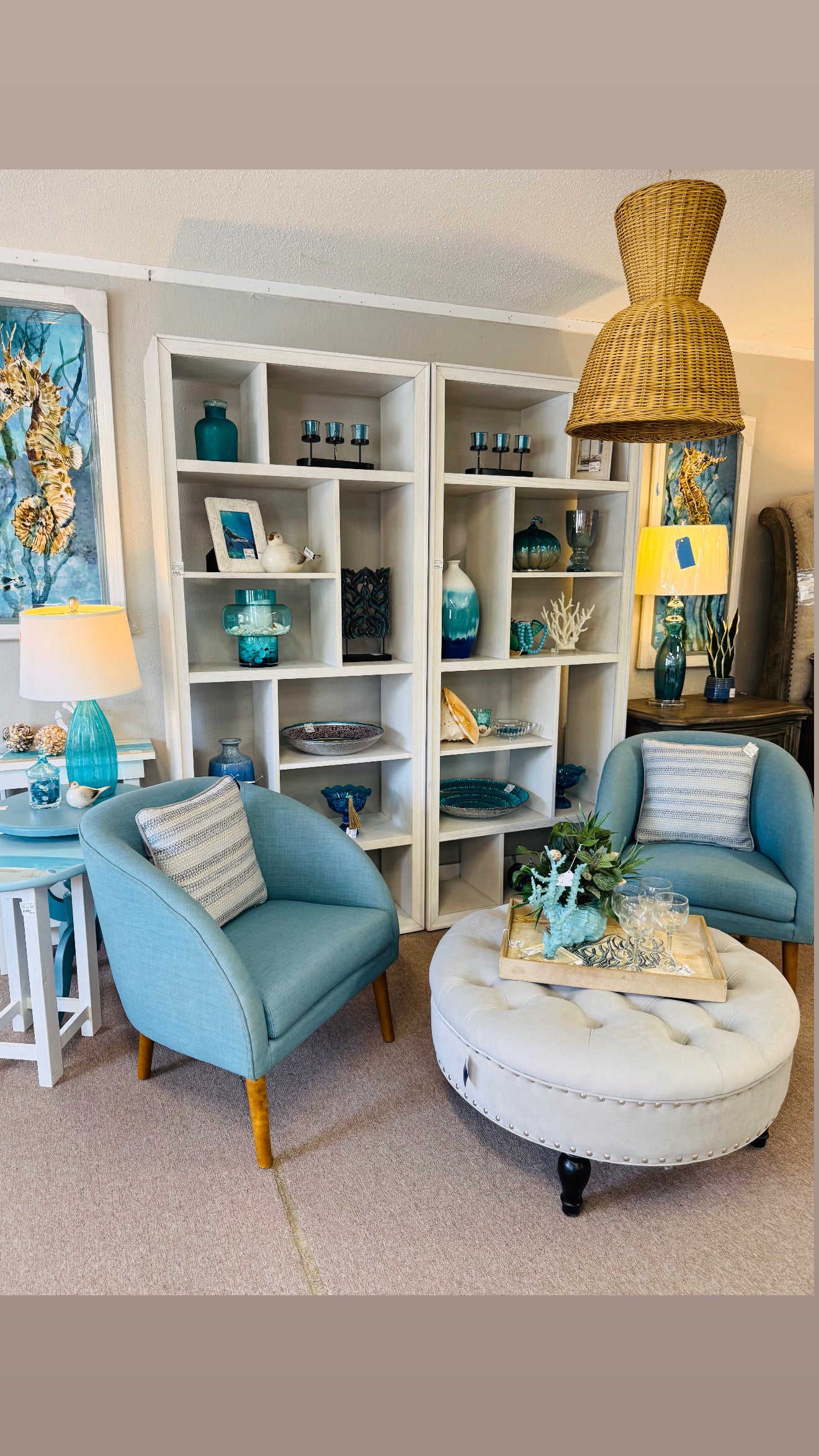 Mod Teal Accent Chair