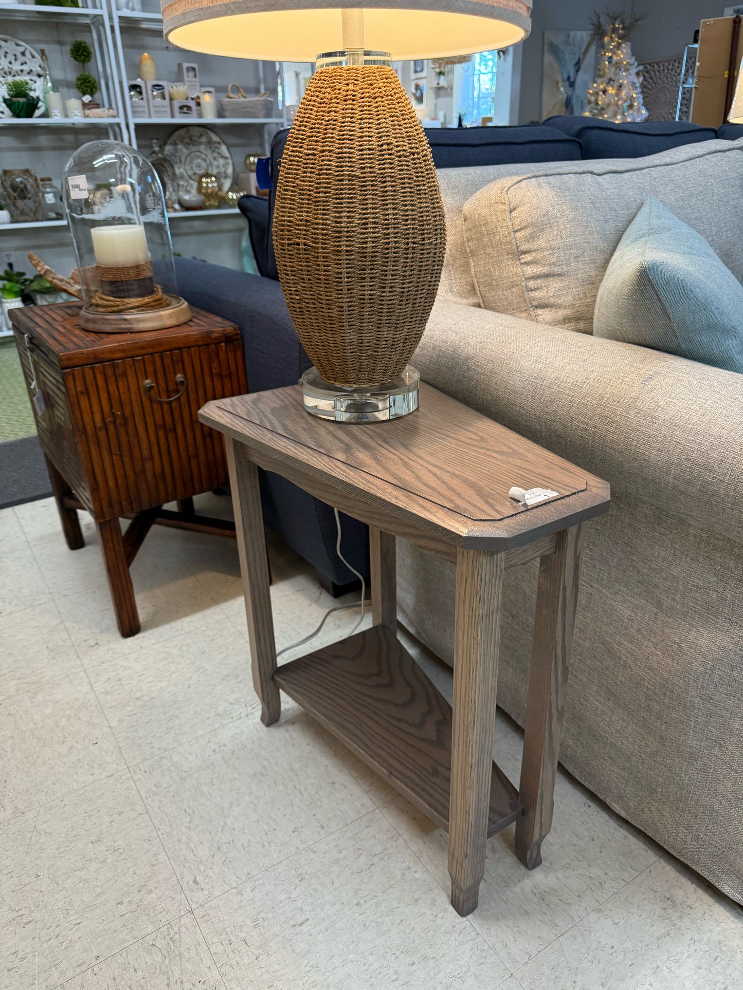NEW Taupe Side Table