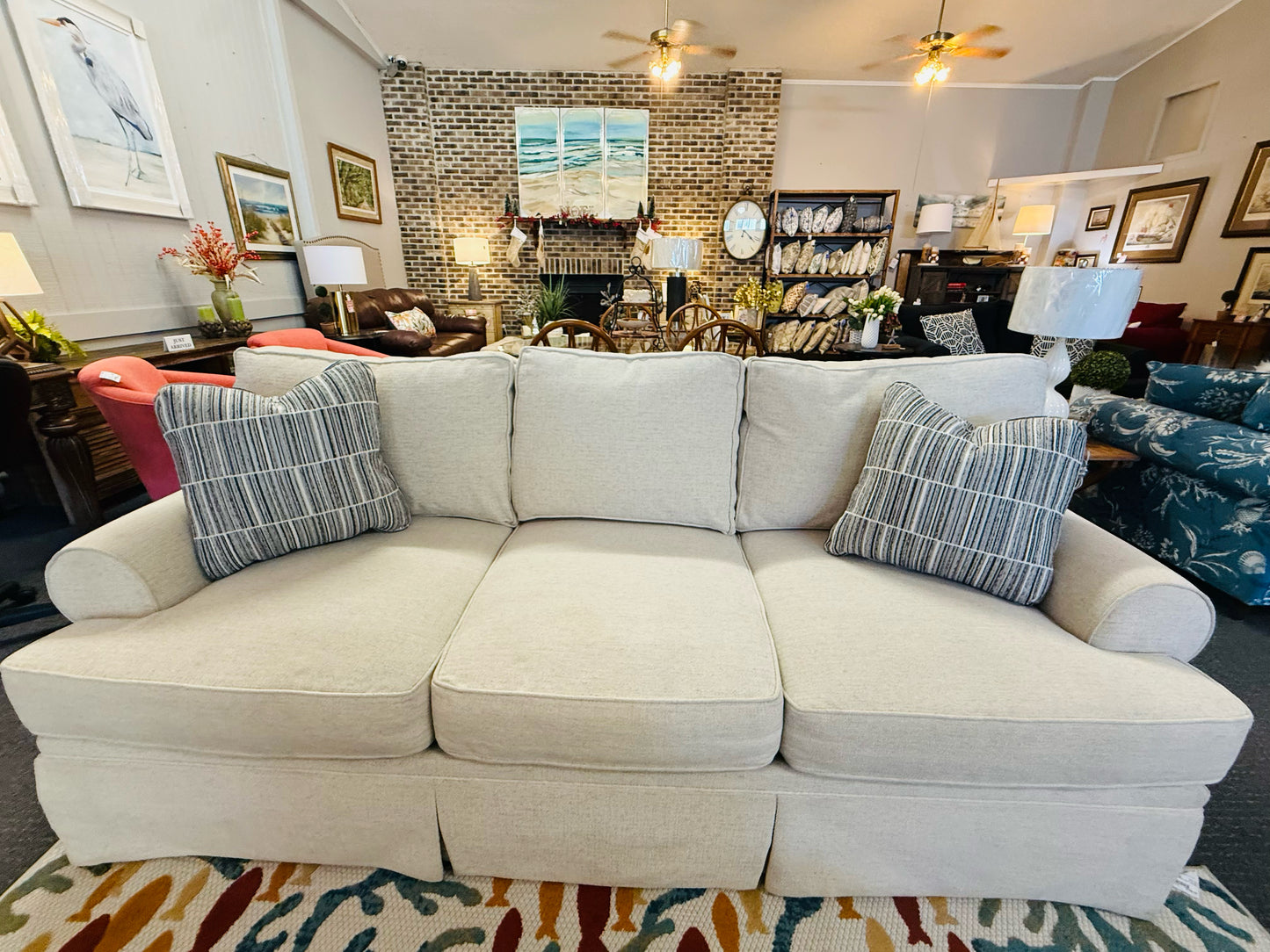 Haverty's Vanilla Sofa