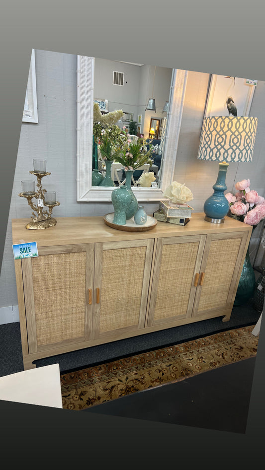 NEW Rattan Sideboard