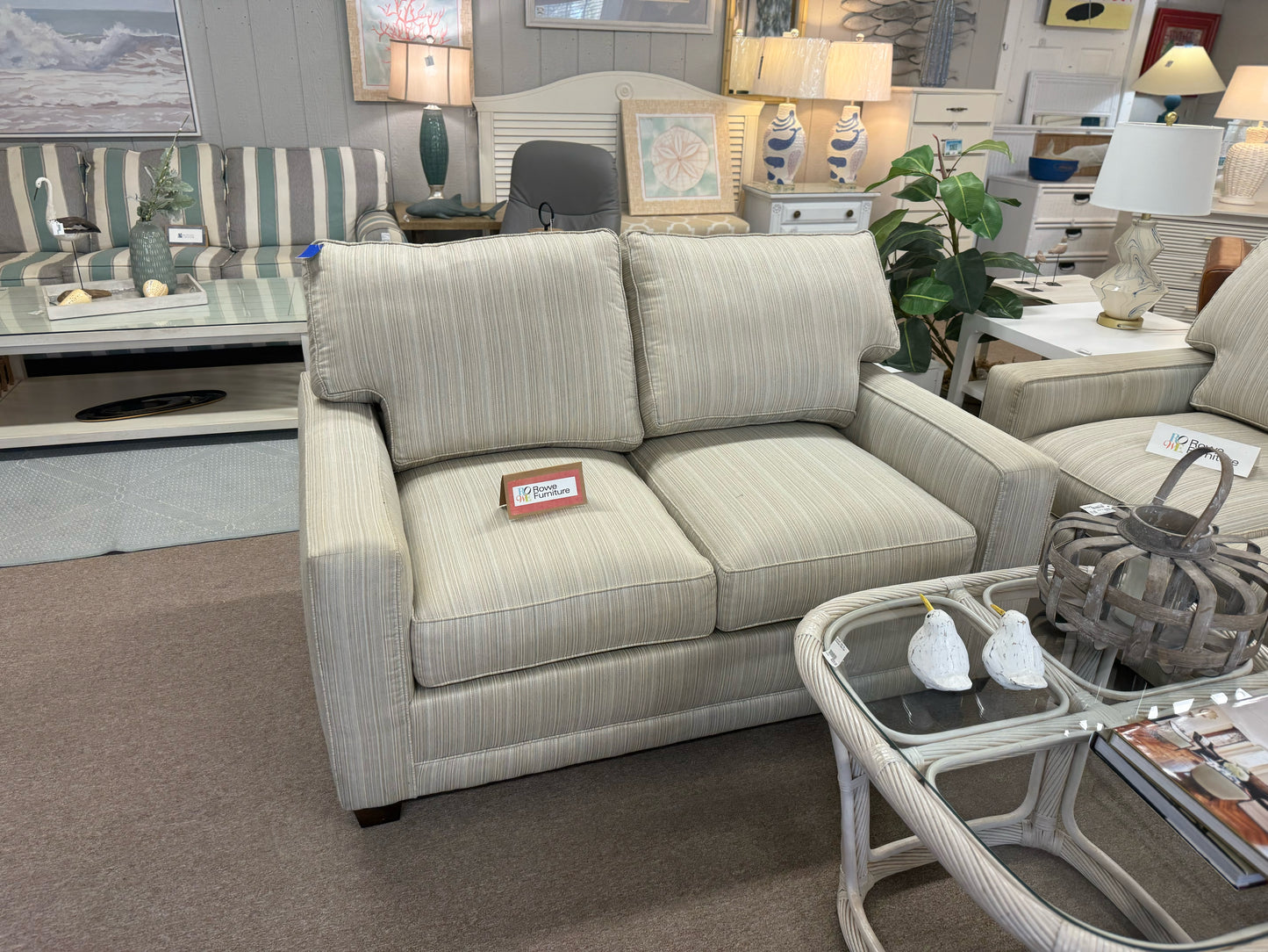 Rowe Sea Glass Loveseat