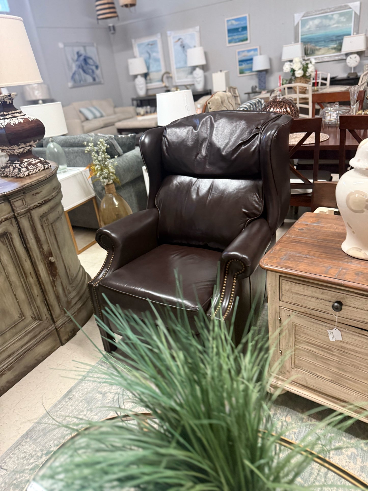 Hooker Espresso Leather Recliner