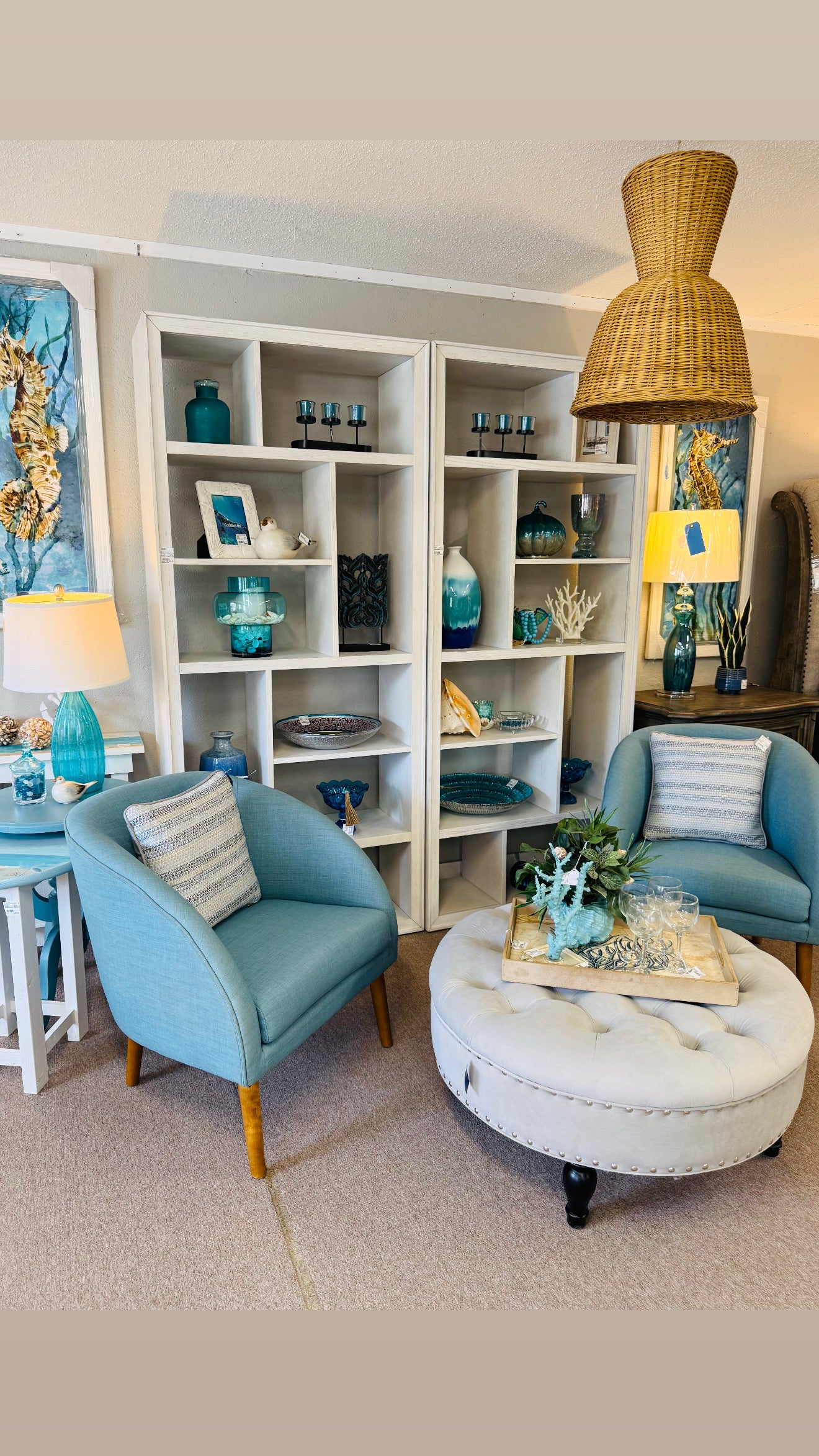 Mod Teal Accent Chair