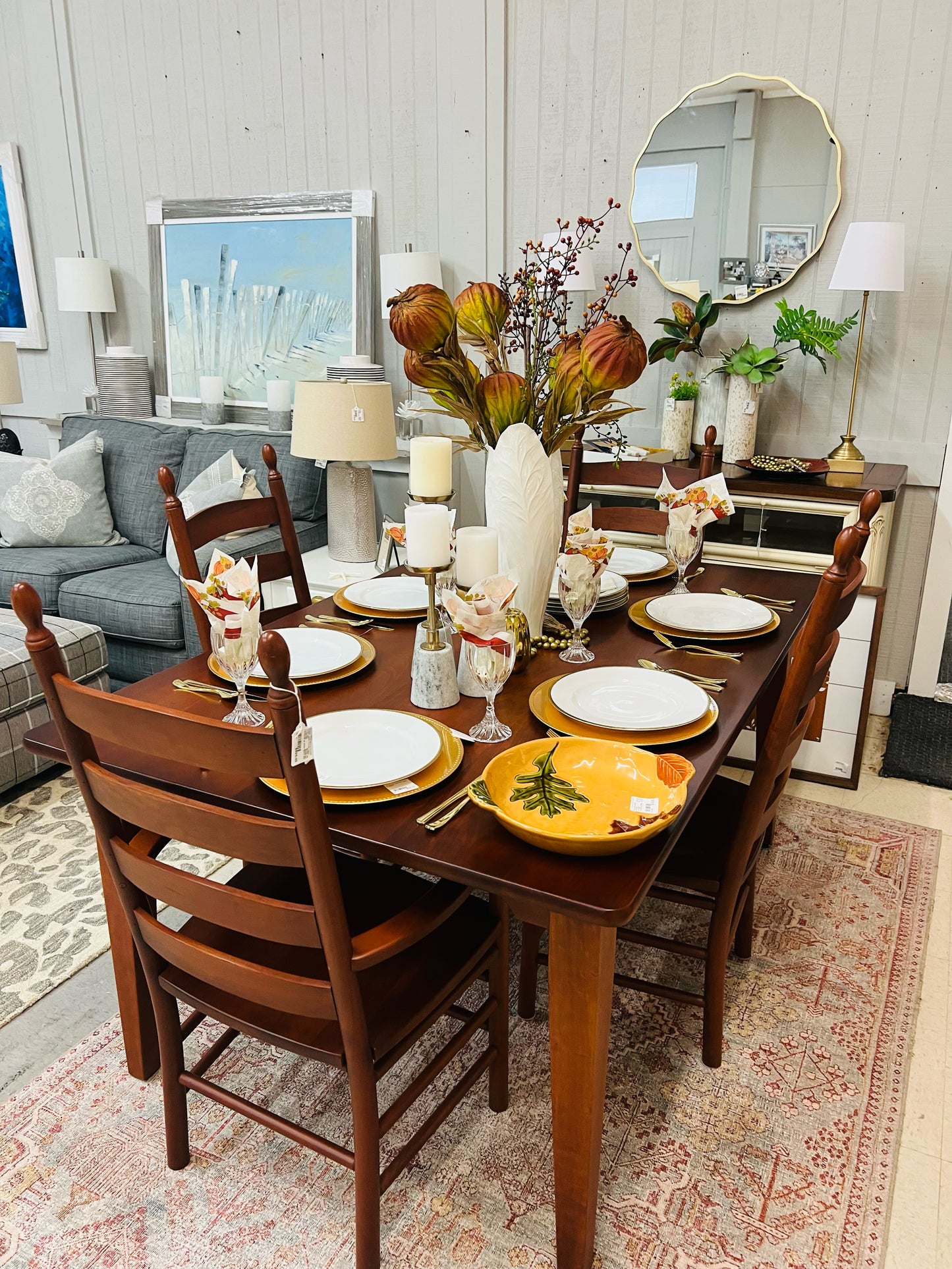 Williamsburg House Shaker Style Dining Table with 4 Chairs