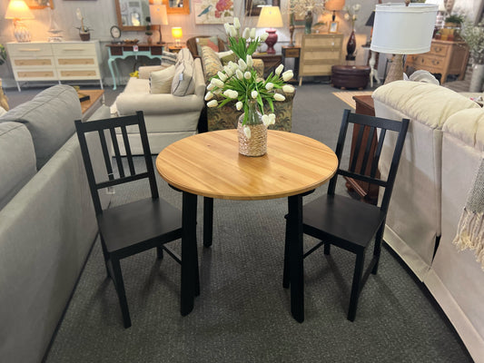 IKEA Black Wood Dining Table