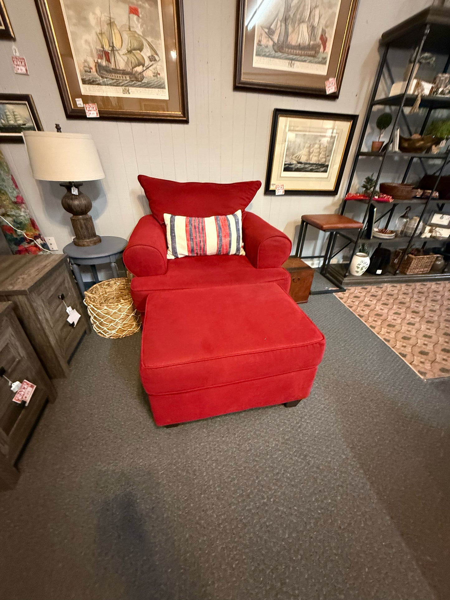 Peak Living Red Chair