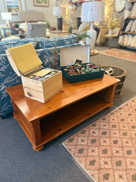 Honey Wood Coffee Table
