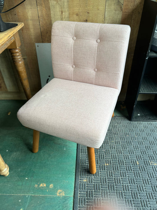 Blush Mid-Century Mod Chair