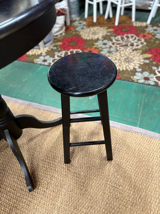 Pair of Black Bar Stools