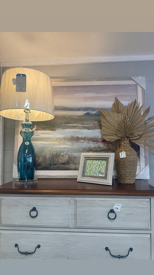 NEW Marsh Artwork in Distressed Grey Frame