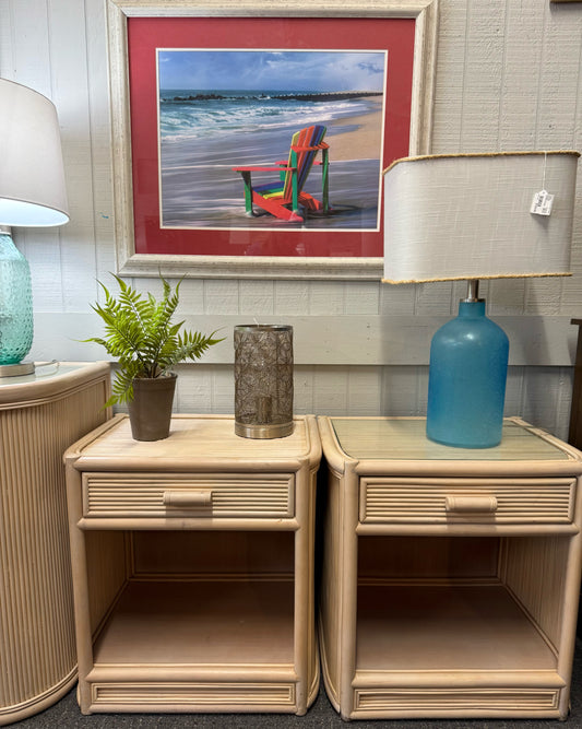Pickled Side Table