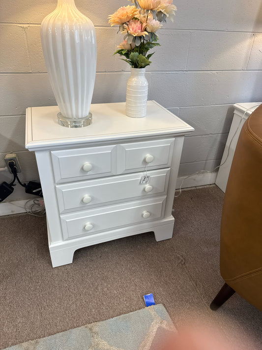 Vaughan White Side Table