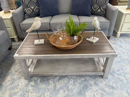 Greywash Farmhouse Coffee Table