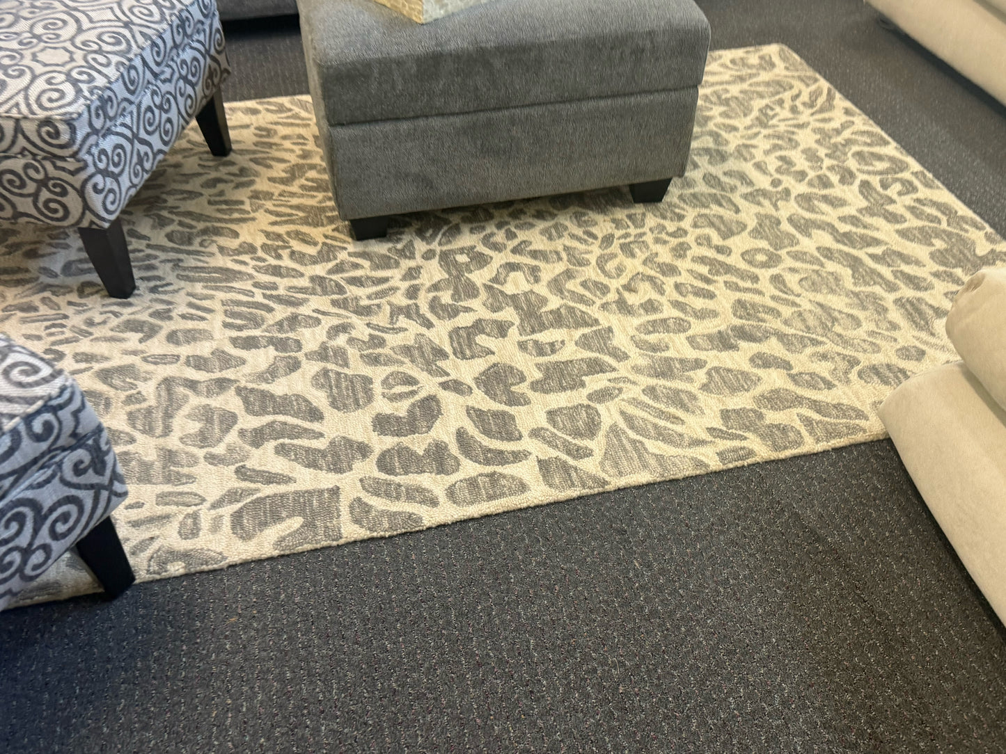 LOLOI Grey Wool Rug