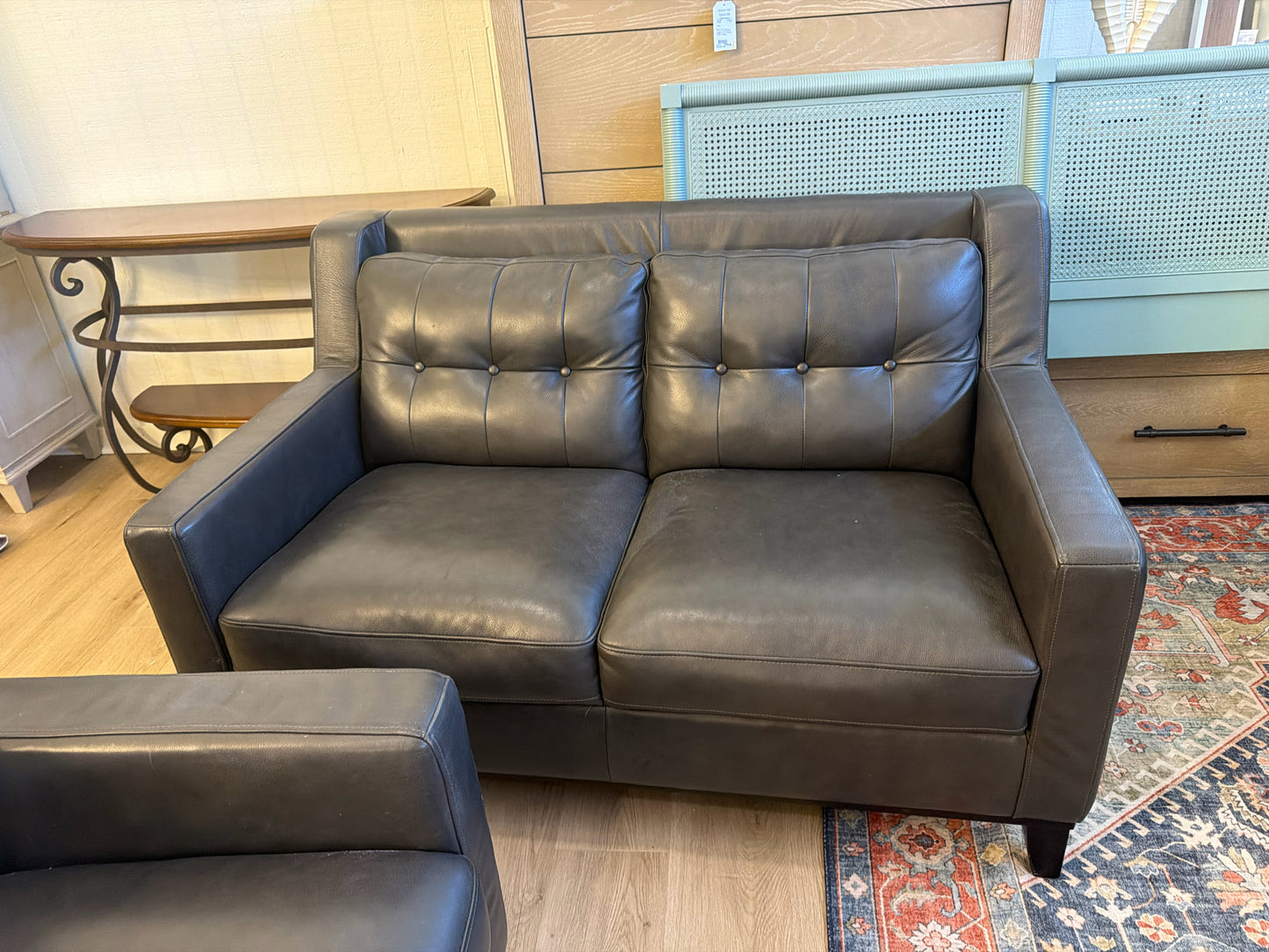 Charcoal Loveseat