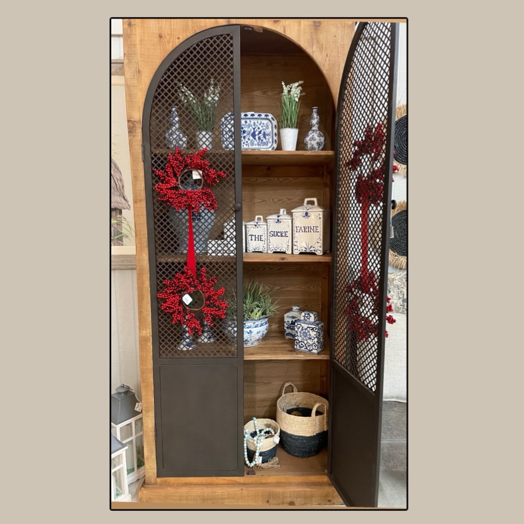 NEW Olde Door Natural Arch Cabinet