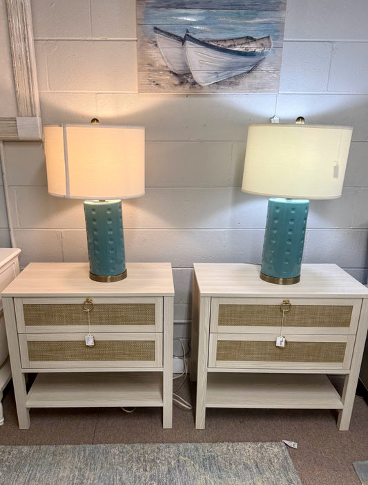 NEW Parchment Side Table