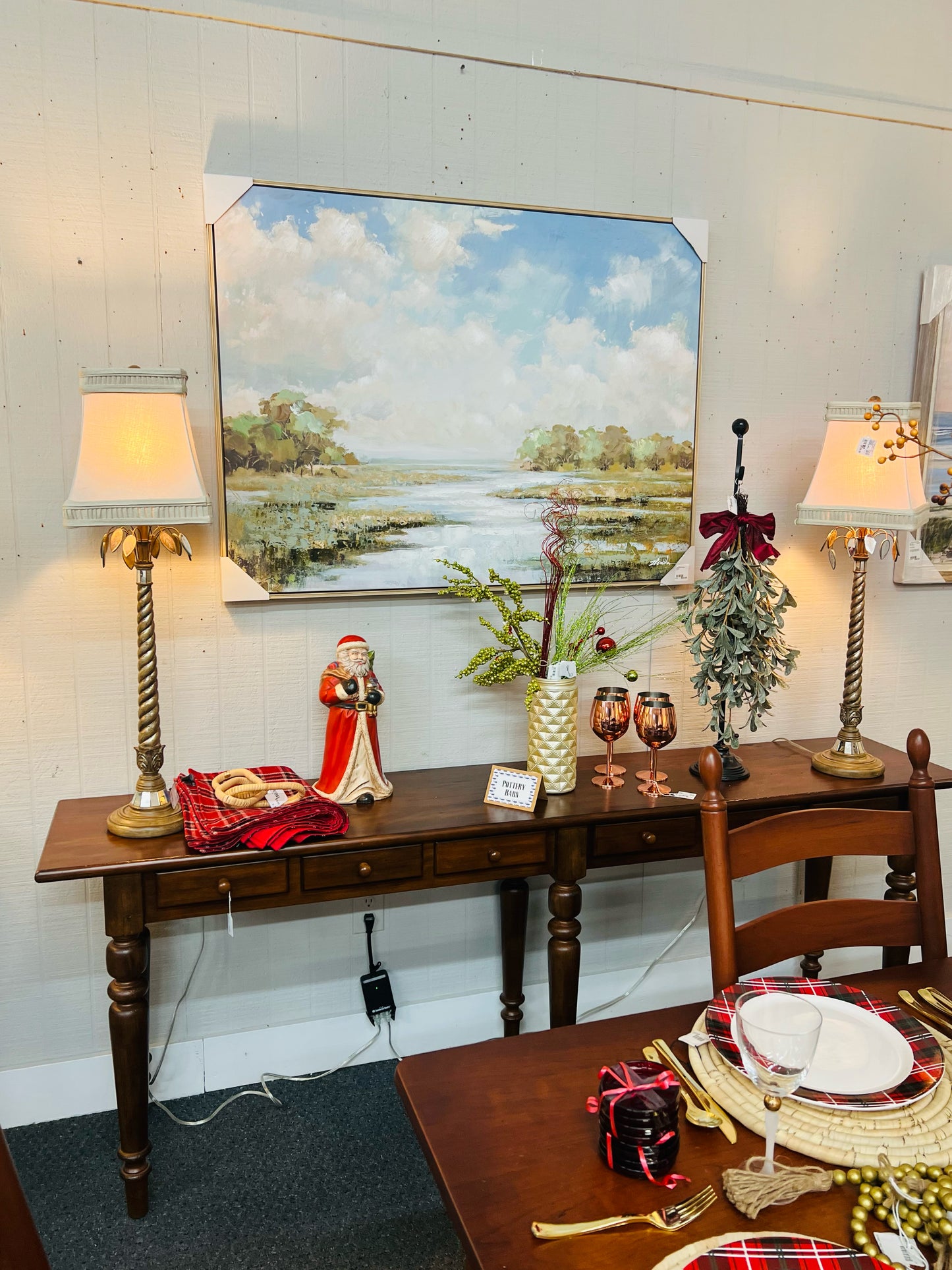 Pottery Barn Library Console Table