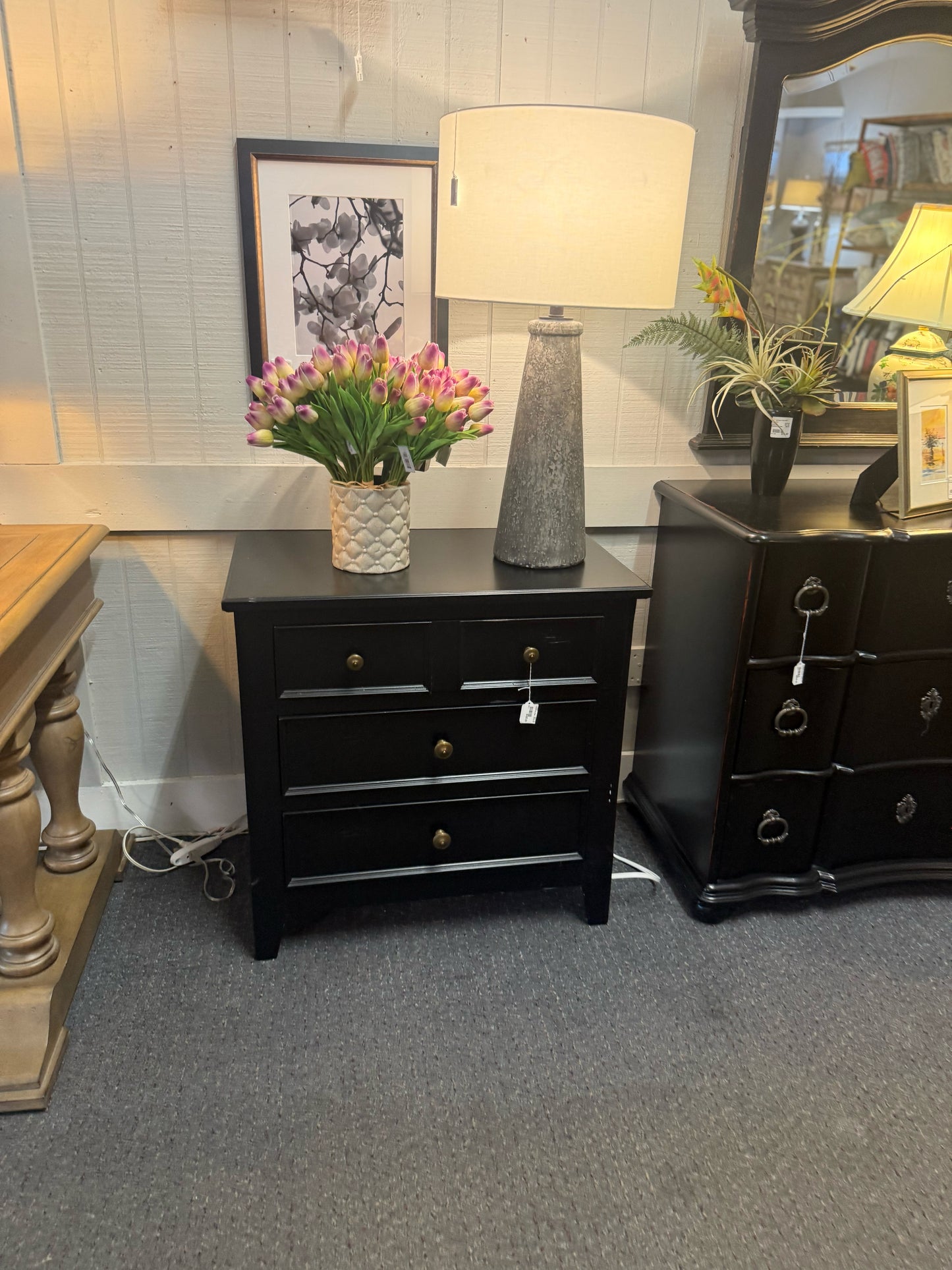 Ebony Nightstand