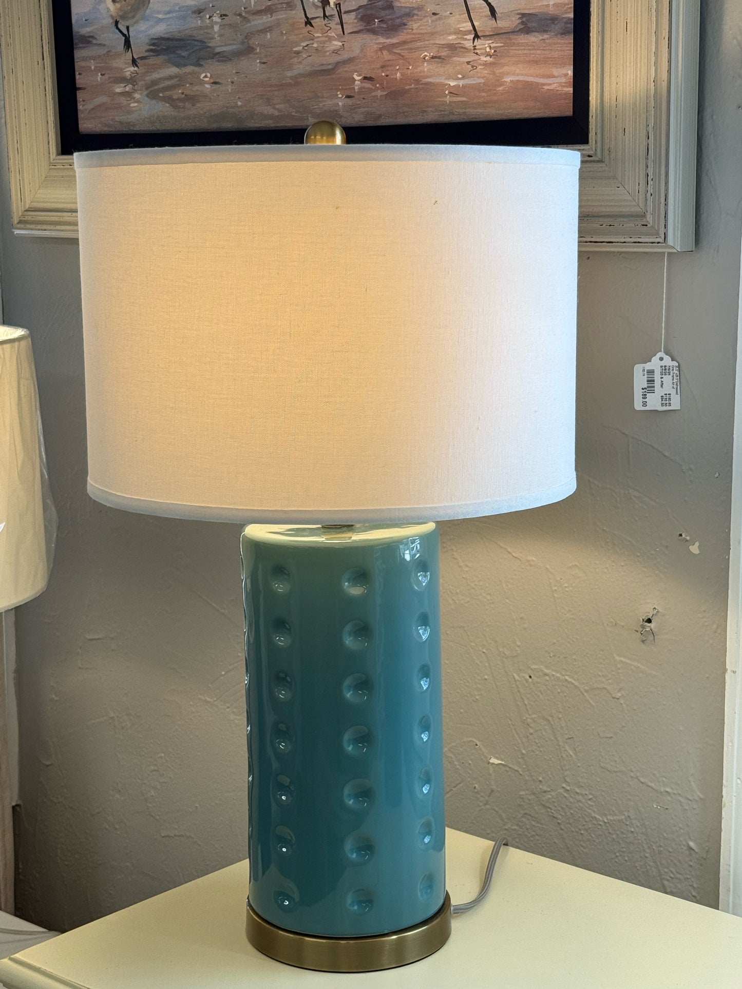 Teal Lamp