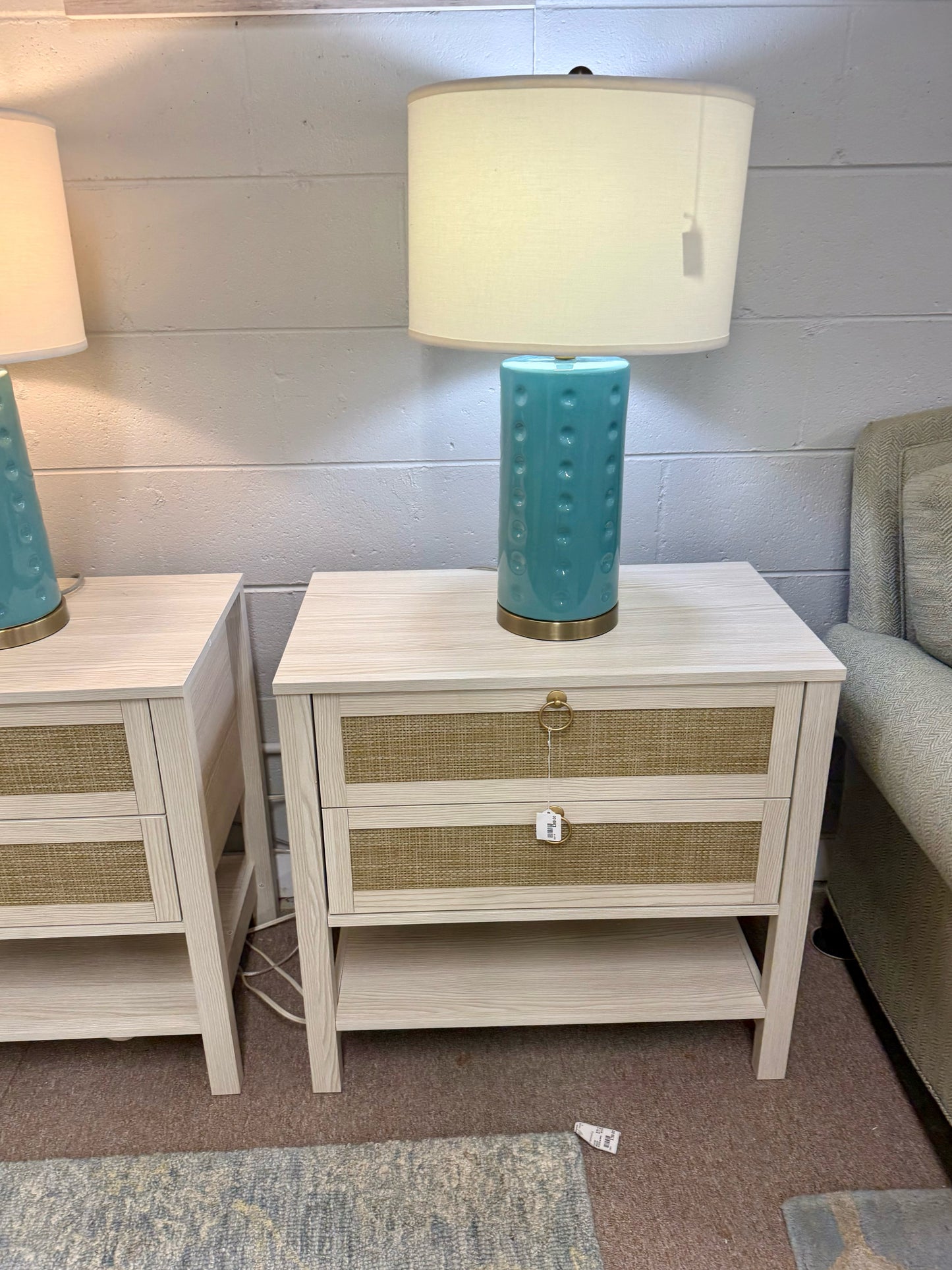 NEW Parchment Side Table