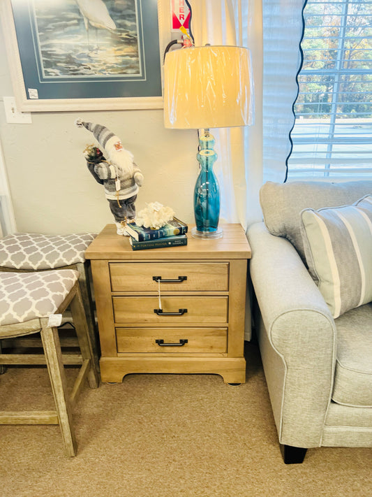 Vaughan Whitewash Side Table