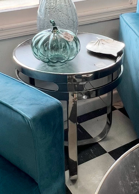 NEW Modern Chrome Side Table