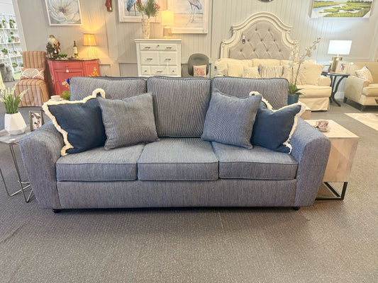 NEW Navy/Cream Sofa