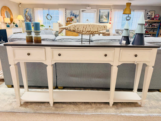 Liberty White and Grey Console Table