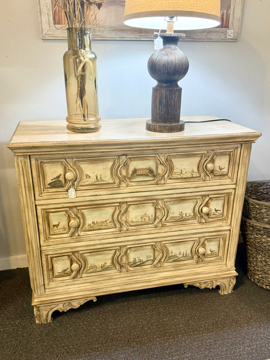 Cream Handpainted Chest