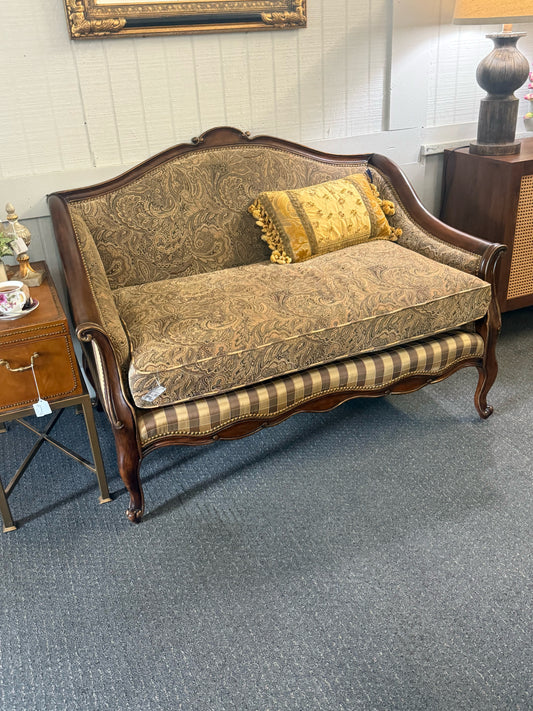 Custom Upholstered Settee
