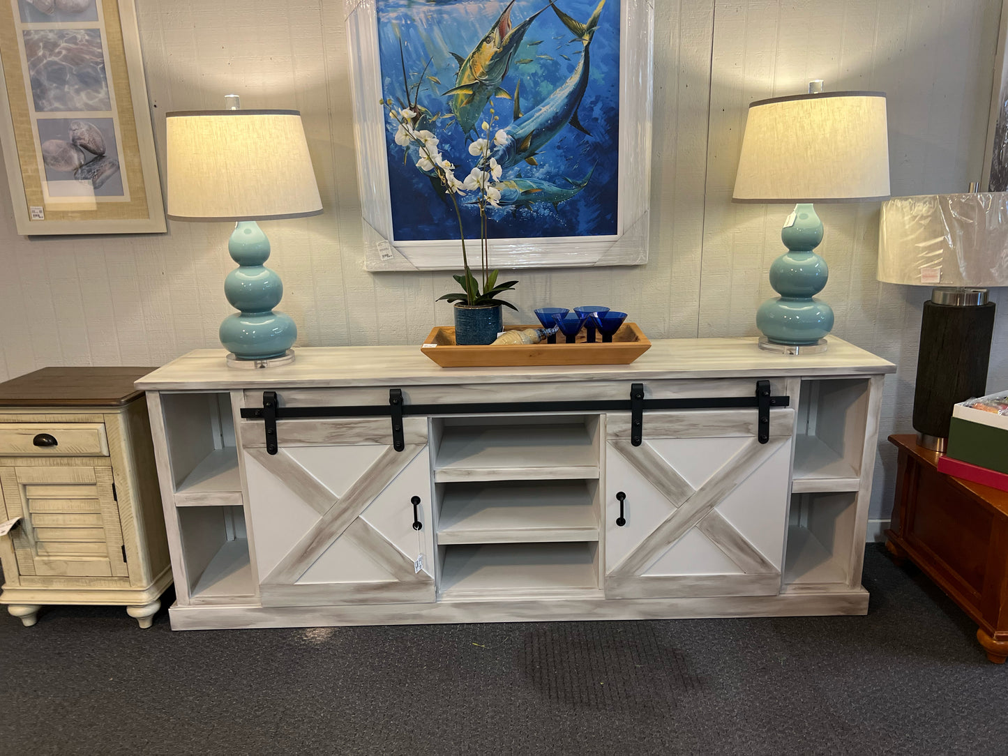 Custom Legends Coastal Farmhouse Media Console