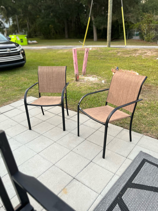 Pair of Outdoor Sling CHairs