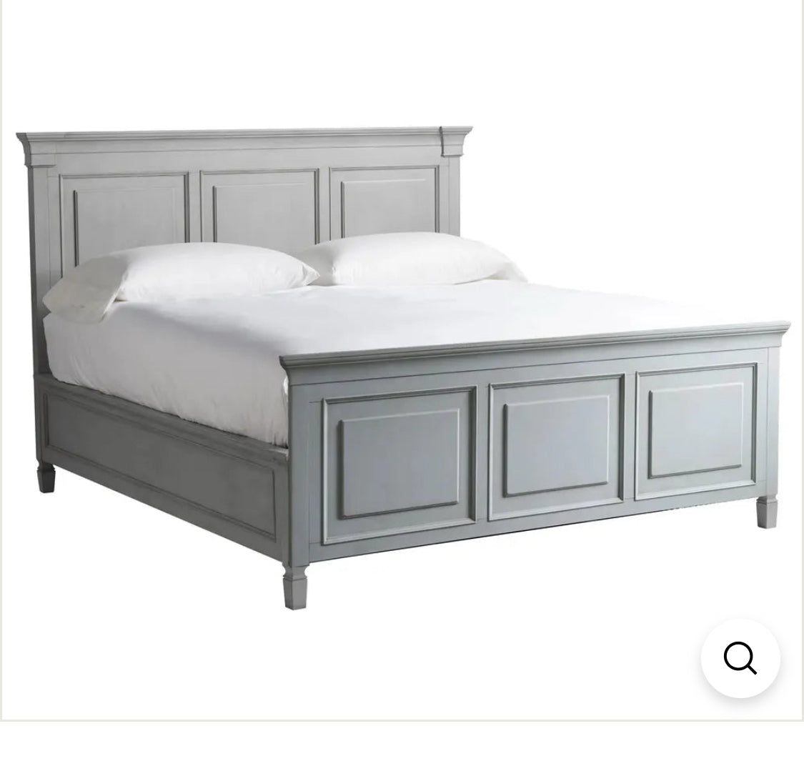 Universal Furniture Summer Hill French Grey Panel King Bed