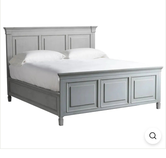 Universal Furniture Summer Hill French Grey Panel King Bed