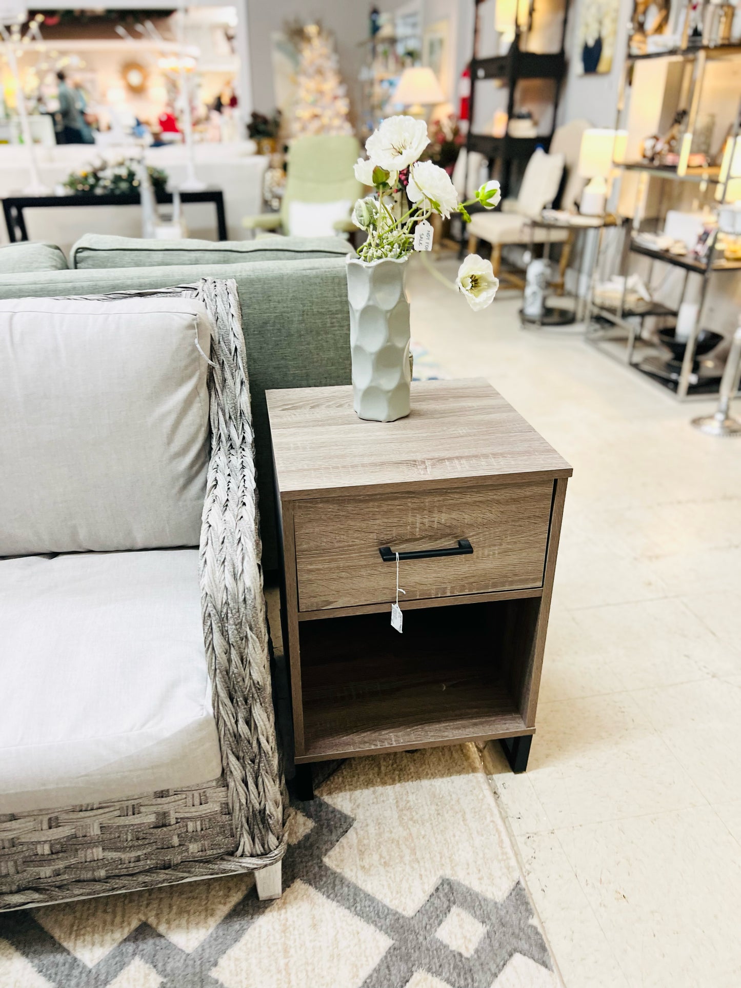 Driftwood Grey Side Table