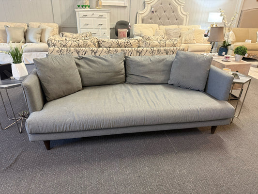 Mid-Century Mod Grey Sofa